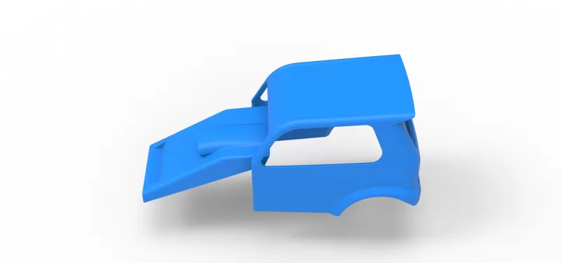 Shell of New Zealand Ministock car Version 2 Scale 1:25 - Model preview 7
