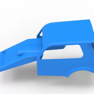 Shell of New Zealand Ministock car Version 2 Scale 1:25 - Model thumbnail 7
