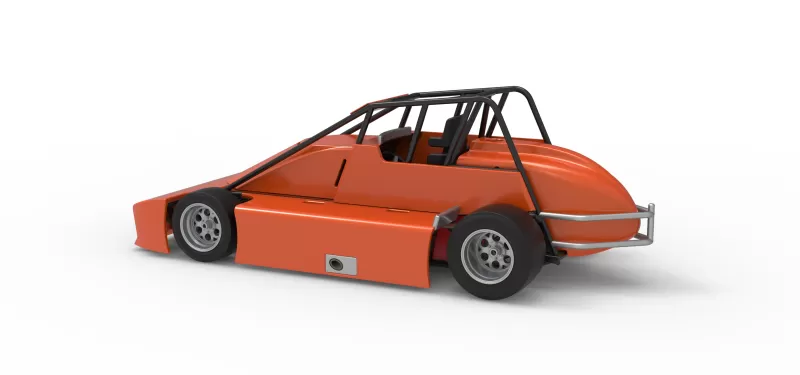 Experimental Pavement Silver Crown Car Scale 1:25 - Model preview 12