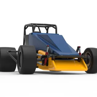 Vintage Pavement Silver Crown Car Scale 1:25 - Model thumbnail 27