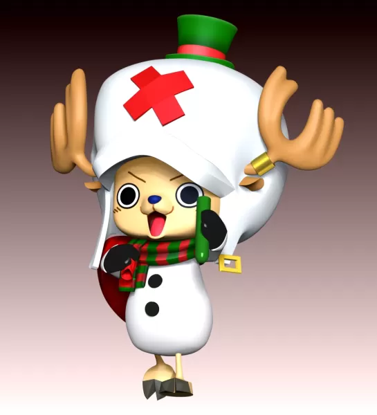 Tony Tony Chopper XMas - Model preview 4