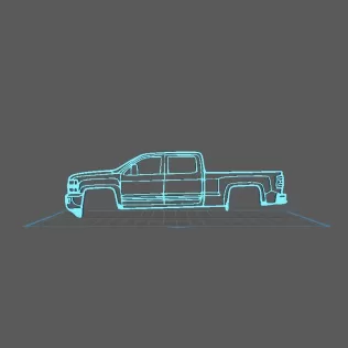 Chevrolet - Silverado 2500 2015 Wall Art