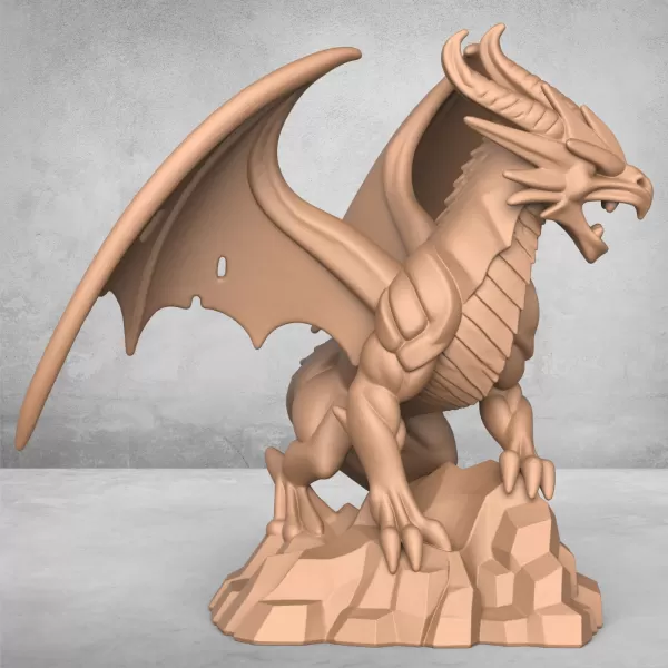 Dragon Sculpture - Model preview 4