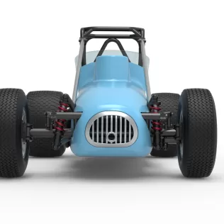 Dirt Silver Crown Champ car Scale 1:25 - Model thumbnail 7