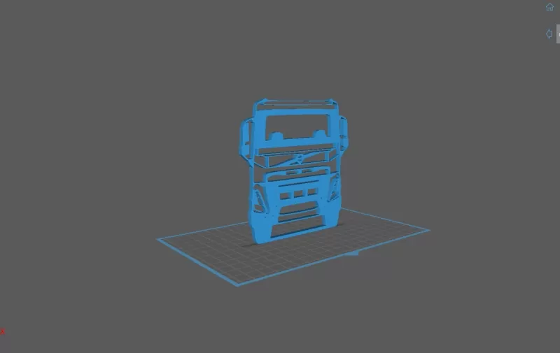Truck - Volvo FMX Wall Art - Model preview 2