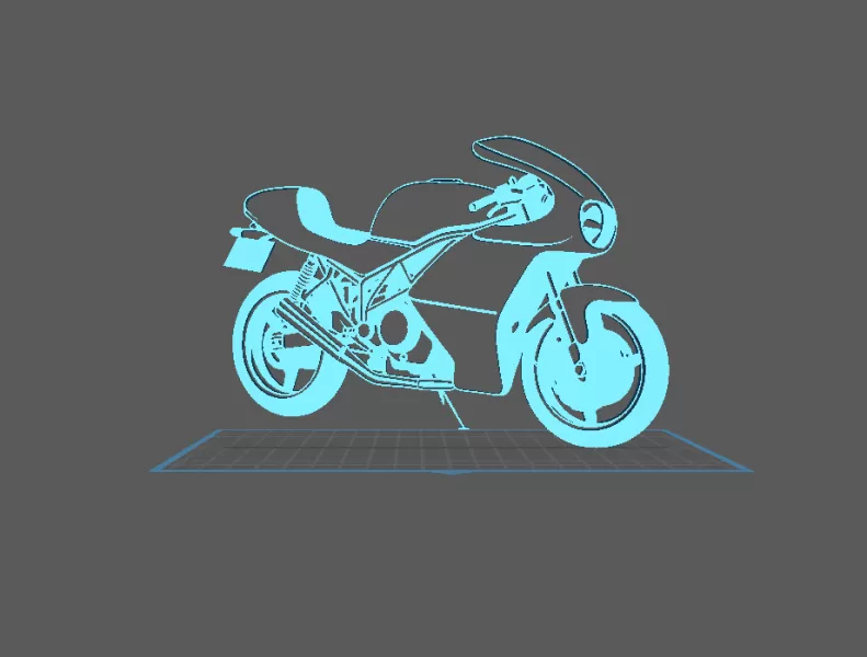 Ducati - 900 MHR Wall Art - Model preview 2