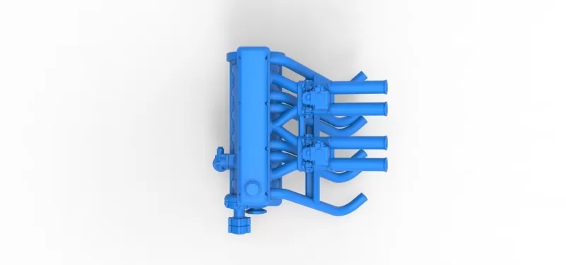 Engine of Vintage dragster Scale 1:25 - Model preview 7