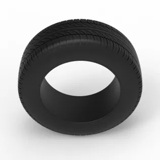 Race tire 8 Scale 1:25 - Model thumbnail 6