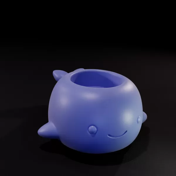 Cute Creature Candle Holder - 3D Printable Model - Model preview 3