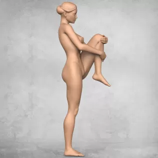 Yoga Female Pose Collection - Model thumbnail 15