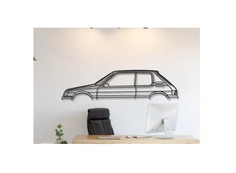 Peugeot - 205 GTI Wall Art - Model preview 1