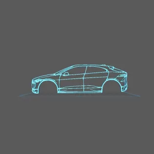 Jaguar - I-Pace Wall Art