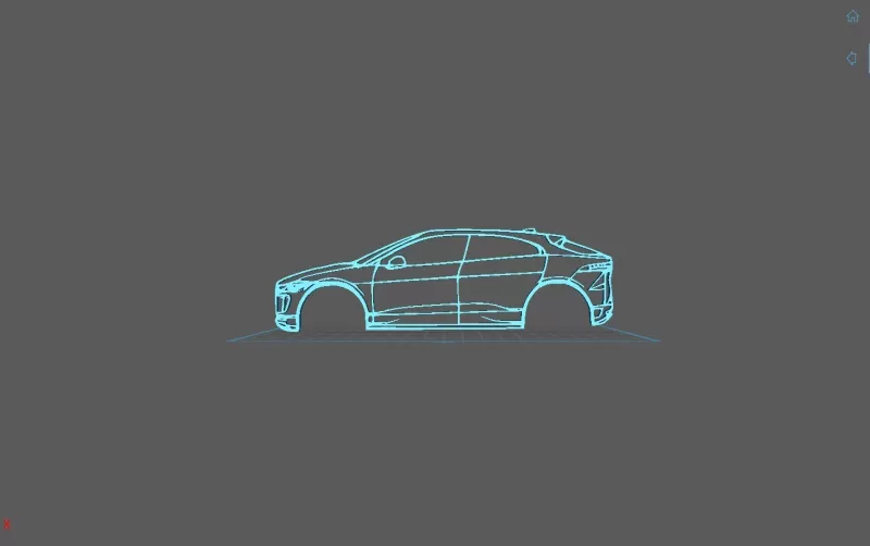 Jaguar - I-Pace Wall Art - Model preview 1