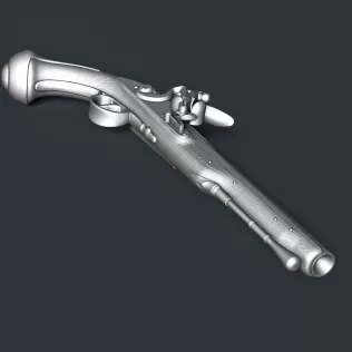 Flintlock Pistol RoZ - Model thumbnail 5