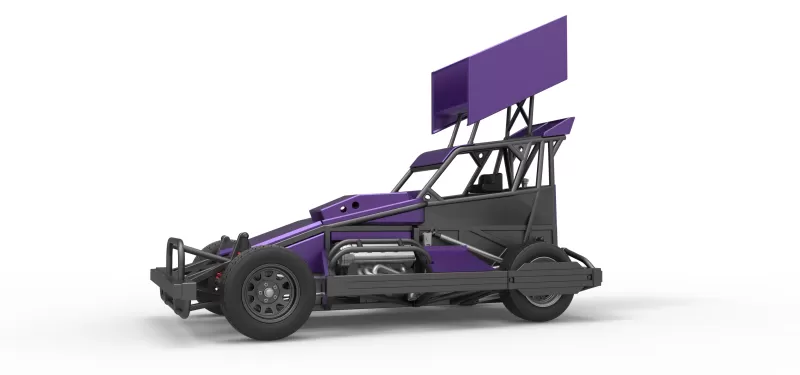 New Zealand Superstock car Version 4 Scale 1:25 - Model preview 2