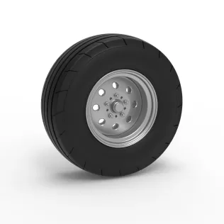 Front tractor wheel Version 4 Scale 1:25