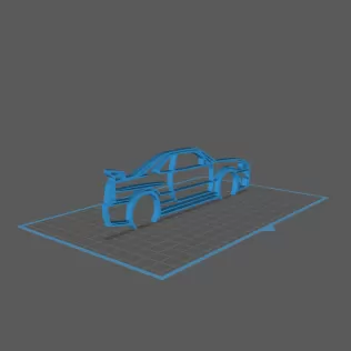 Nissan - R34 GTR Nismo Wall Art - Model thumbnail 1