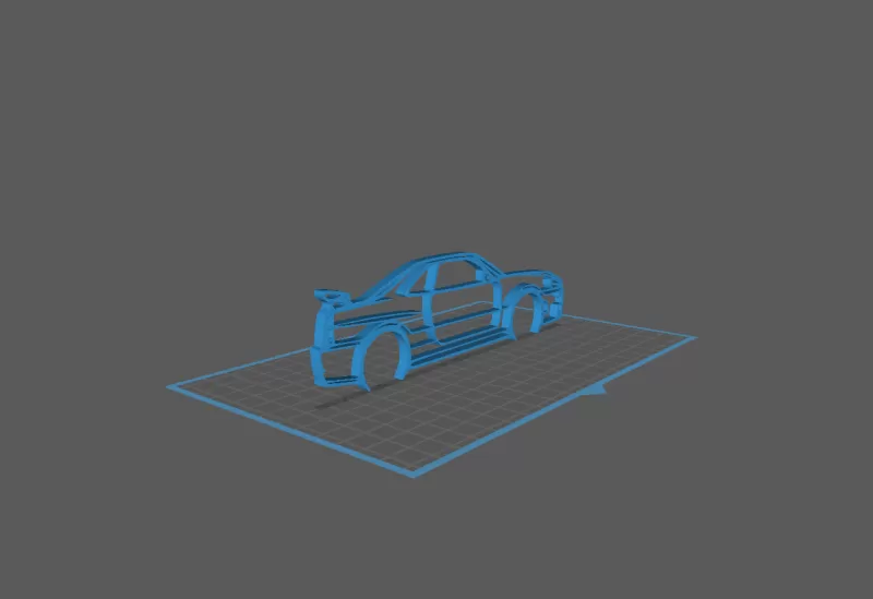 Nissan - R34 GTR Nismo Wall Art - Model preview 1