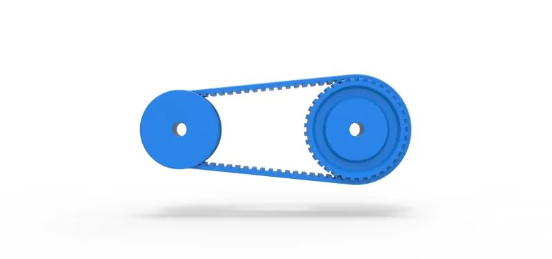 Belt drive Scale 1:16 - Model preview 4