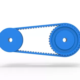 Belt drive Scale 1:16 - Model thumbnail 4