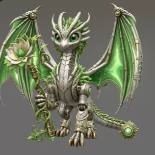 Verdant Arcane Dragon STL File for 3D Print - Model thumbnail 8