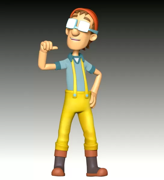 Captain Turbot Fan Art - Model preview 5