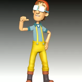 Captain Turbot Fan Art - Model thumbnail 5
