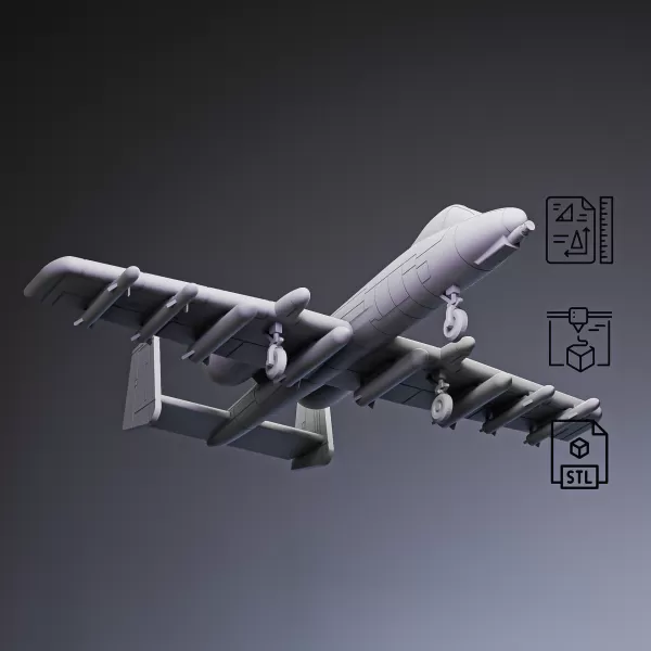 A-10 Warthog Attack Aircraft #RoZ - Model preview 2