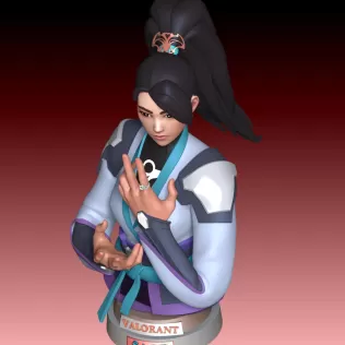 Sage Bust FanArt - Model thumbnail 6