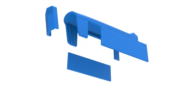 Hood of Pulling tractor Version 2 Scale 1:25 - Model preview 15