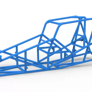 Frame of Silver Crown Car Version 3 Scale 1:25