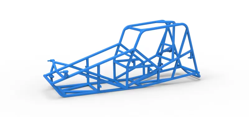 Frame of Silver Crown Car Version 3 Scale 1:25 - Model preview 1