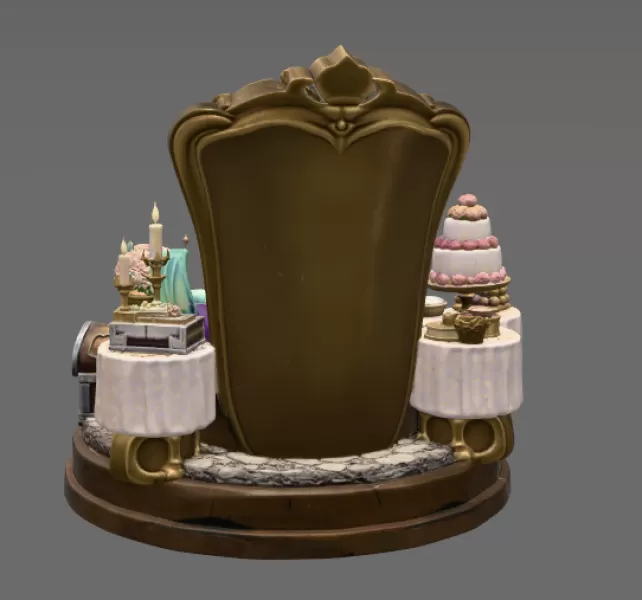 Royal Dragon Queen STL File for 3D Print - Model preview 5