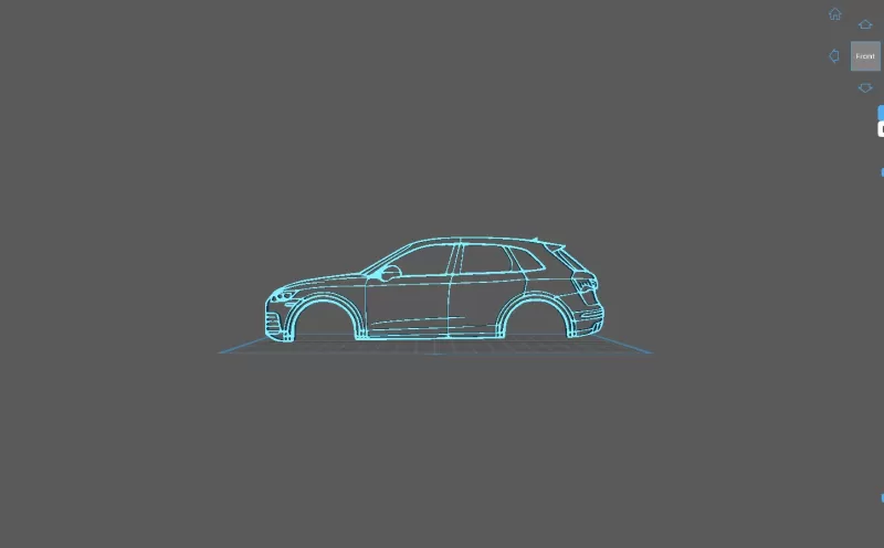 Audi - SQ5 2018 Wall Art - Model preview 1