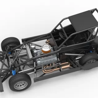 New Zealand Superstock car Base Version 4 Scale 1:25 - Model thumbnail 4