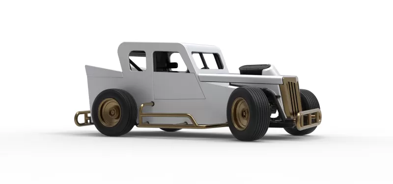 Dwarf car while turning Version 2 Scale 1:25 - Model preview 25