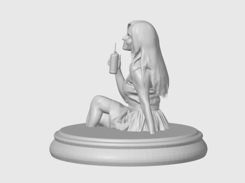 Millie Bobby Brown 3D Bust Print - Model preview 4