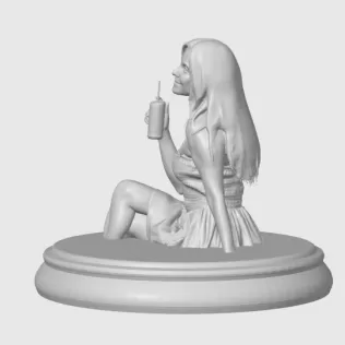 Millie Bobby Brown 3D Bust Print - Model thumbnail 4