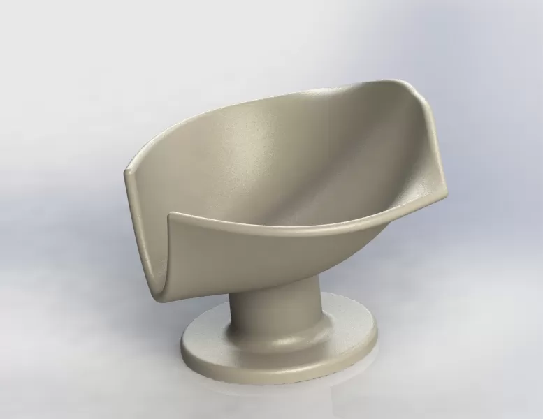 Self-Draining Soap Dish with Water Channel - Model preview 3