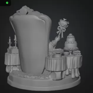 Royal Dragon Queen STL File for 3D Print - Model thumbnail 10
