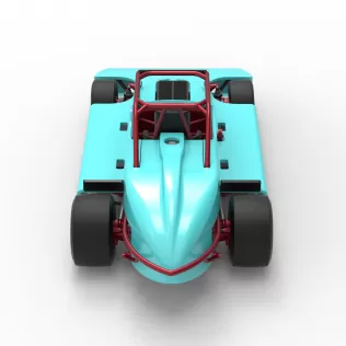 Experimental Pavement Silver Crown Car Version 3 Scale 1:25 - Model thumbnail 17