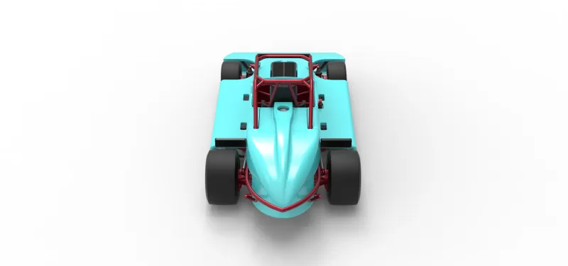 Experimental Pavement Silver Crown Car Version 3 Scale 1:25 - Model preview 17