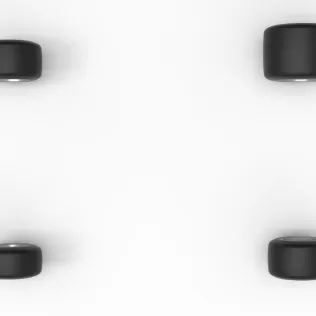 Wheel Set of Quarter Midget Scale 1:16 - Model thumbnail 6