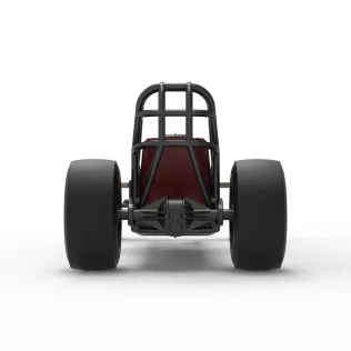 Vintage Front engine dragster Base Version 5 Scale 1:25 - Model thumbnail 14