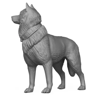 Dog Standing Pose Statue