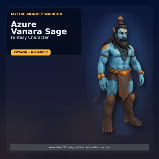 Stylized Mythic Character Pack – Kitbash High-Poly Collection - Model thumbnail 2