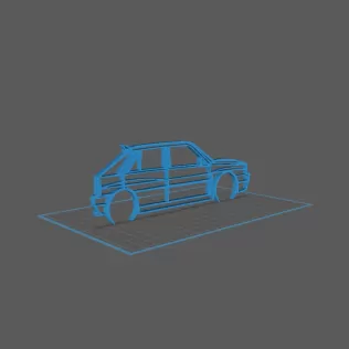 Lancia - Delta EVO Wall Art - Model thumbnail 1