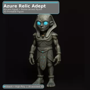 Desert Relic Guardians – 10 Character Kitbash Collection - Model thumbnail 18