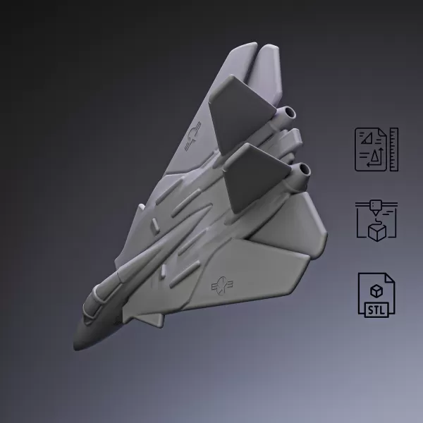 F-14 Fighter Jet #RoZ - Model preview 6