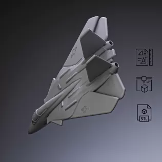 F-14 Fighter Jet #RoZ - Model thumbnail 6